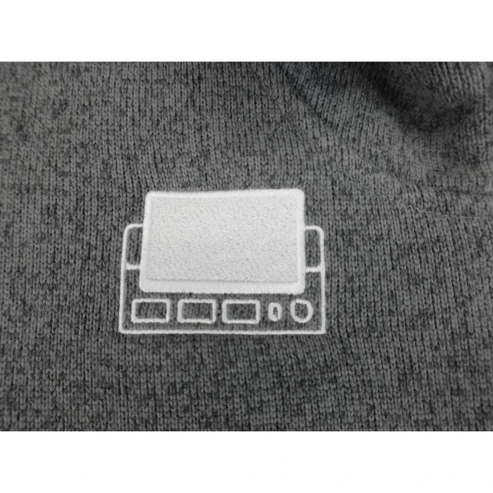 The North‎ Face Agave Full Zip Fleece Jacket Womens Medium Gray Corporate Logo